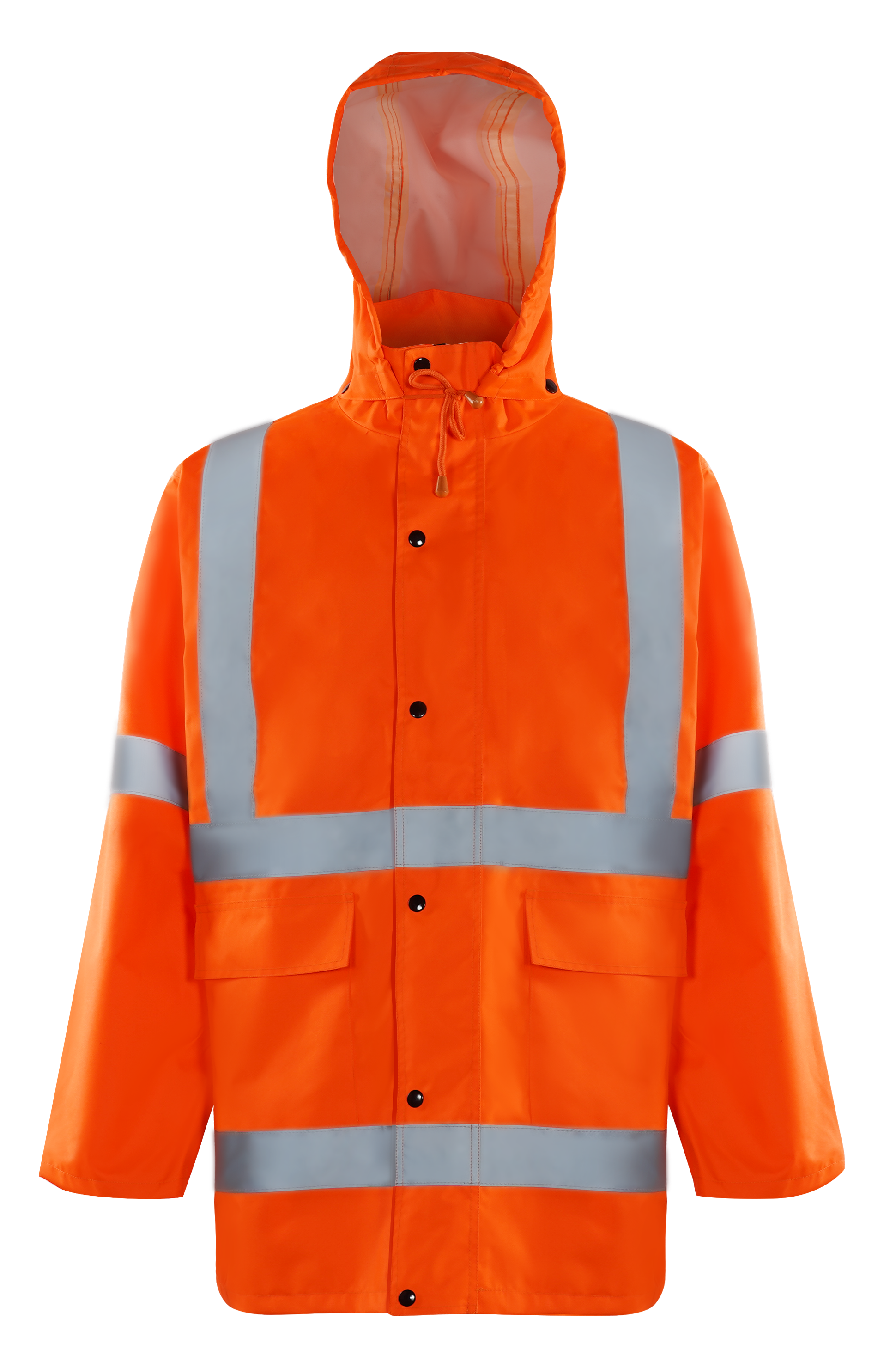 Orange Safety Jackets with Custom Logo - YGM Reflective