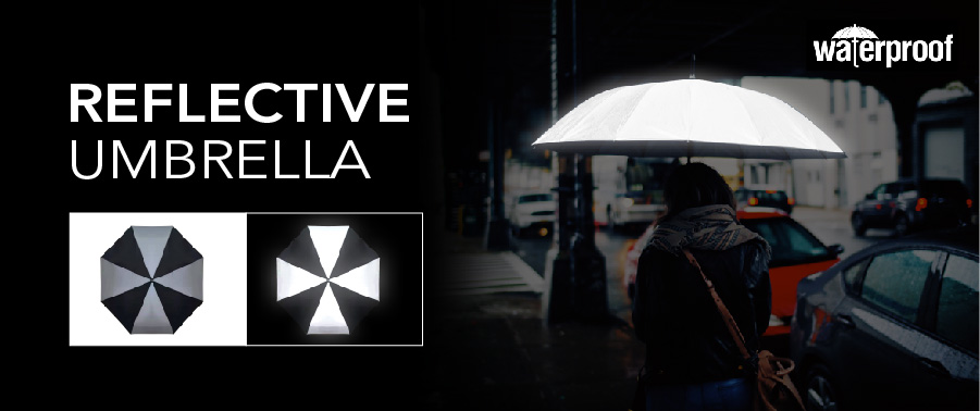 reflective fabric umbrella