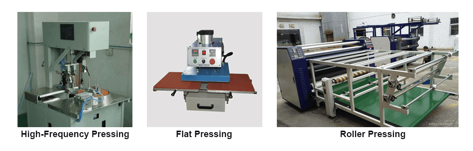 Pressing method of Elastic Reflective Heat Transfer Vinyl