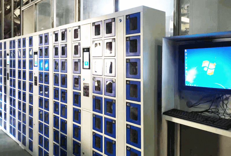 smartphone storage cabinet of YGM Digital Factory